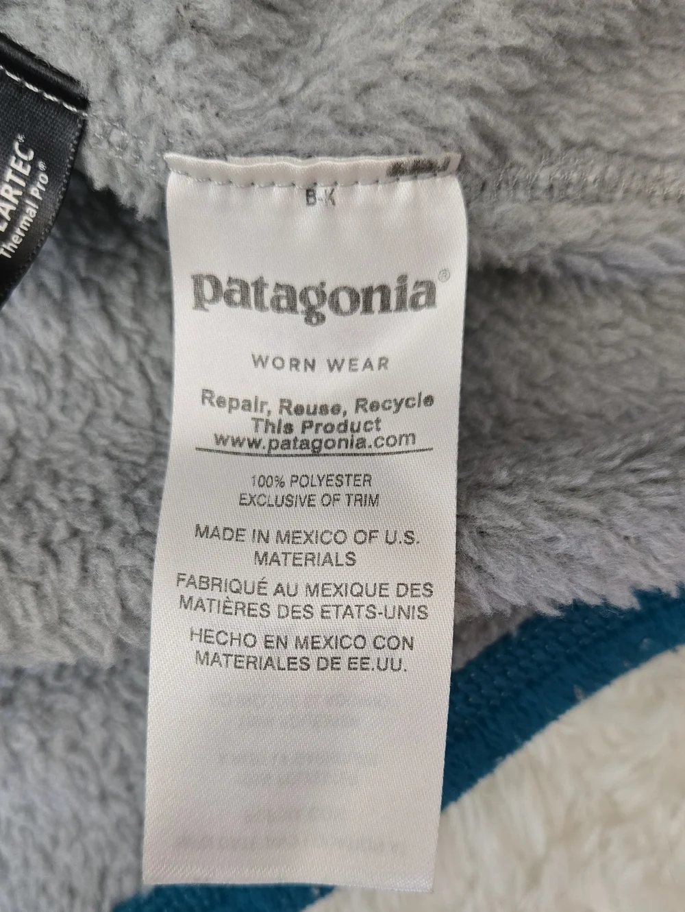 Patagonia Pull Over Jacket, Womens Large
